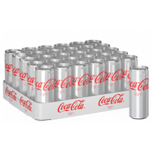 كوكا كولا لايت مشروب غازي 30×250 مل